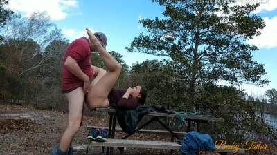 Amateur Wife Fucked And Creampied On Public Picnic Table - hdzog.com - Usa - American