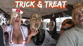 BANGBROS - Halloween Special With Puma Swede On The Bang Bus #FBF - xvideos.com